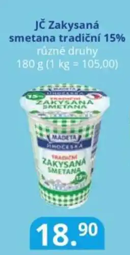 Potraviny CZ Jč Zakysaná smetana tradiční 15% nabídka