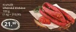Potraviny CZ Krahulik Uherská klobása nabídka