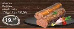 Potraviny CZ Alimpex Paštika nabídka