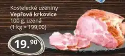 Potraviny CZ Kostelecké uzeniny Vepřová krkovice nabídka