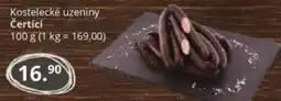 Potraviny CZ Kostelecké uzeniny Čertíci nabídka