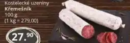 Potraviny CZ Kostelecké uzeniny Křemešník nabídka