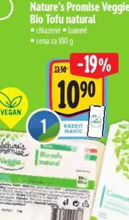 Albert Nature's Promise Veggie Bio Tofu natural nabídka