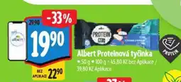 Albert Albert Proteinová tyčinka nabídka
