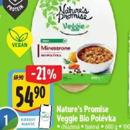 Albert Nature's Promise Veggie Bio Polévka nabídka