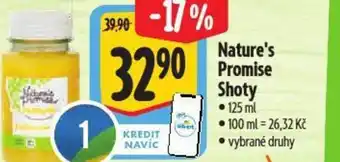 Albert Nature's Promise Shoty nabídka