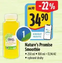Albert Nature's Promise Smoothie nabídka