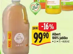 Albert Albert 100% jablko nabídka
