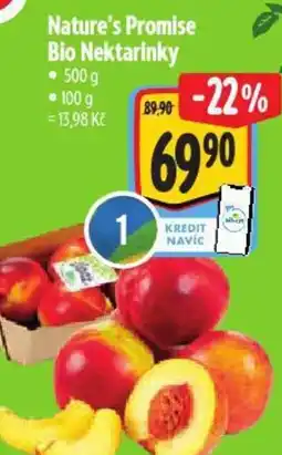 Albert Nature's Promise Bio Nektarinky nabídka