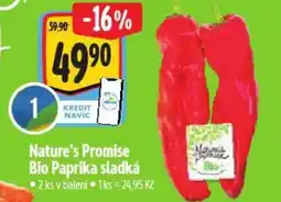 Albert Nature's Promise Bio Paprika sladká nabídka