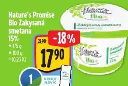 Albert Nature's Promise Bio Zakysaná smetana 15% nabídka