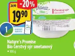 Albert Nature's Promise Bio Čerstvý sýr smetanový nabídka