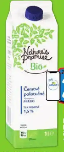 Albert Nature's Promise Bio Mléko čerstvé 1,5% nabídka