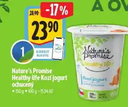 Albert Nature's Promise Healthy life Kozí jogurt ochucený nabídka