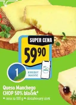 Albert Queso Manchego CHOP 50% bloček nabídka