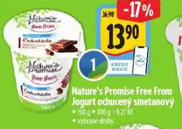 Albert Nature's Promise Free From Jogurt ochucený smetanový nabídka