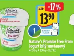Albert Nature's Promise Free From Jogurt bílý smetanový nabídka