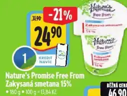 Albert Nature's Promise Free From Zakysaná smetana 15% nabídka