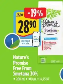 Albert Nature's Promise Free From Smetana 30% nabídka