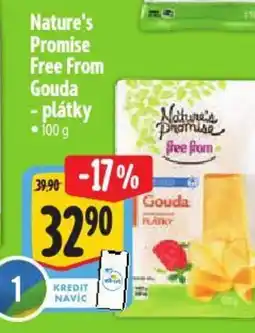 Albert Nature's Promise Free From Gouda - plátky nabídka