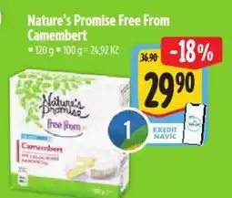 Albert Nature's Promise Free From Camembert nabídka