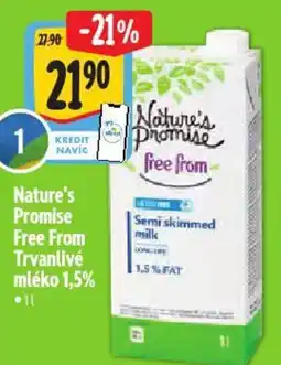 Albert Nature's Promise Free From Trvanlivé mléko 1,5% nabídka