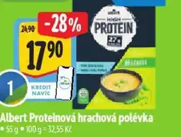 Albert Albert Proteinová hrachová polévka nabídka