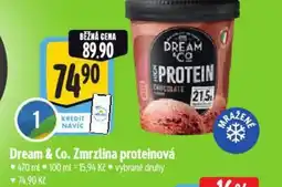 Albert Dream & Co. Zmrzlina proteinová nabídka
