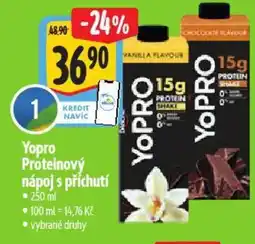 Albert Yopro Proteinový nápoj s příchutí nabídka
