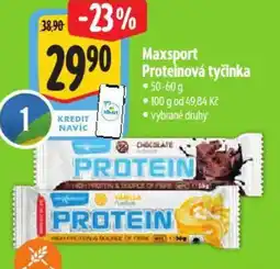 Albert Maxsport Proteinová tyčinka nabídka