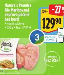 Albert Nature's Promise Bio Marinovaná vepřová pečeně bez kosti nabídka