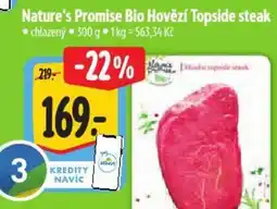 Albert Nature's Promise Bio Hovězí Topside steak nabídka