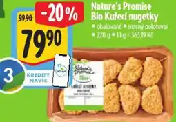 Albert Nature's Promise Bio Kuřecí nugetky nabídka