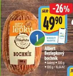 Albert Albert Bezlepkový bochník nabídka