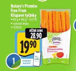 Albert Nature's Promise Free From Křupavé tyčinky nabídka