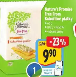 Albert Nature's Promise Free From Kukuřičné plátky nabídka