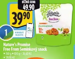 Albert Nature's Promise Free From Semínkový snack nabídka