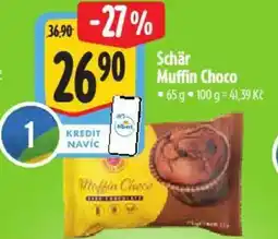 Albert Schär Muffin Choco nabídka