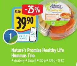 Albert Nature's Promise Healthy Life Hummus Trio nabídka