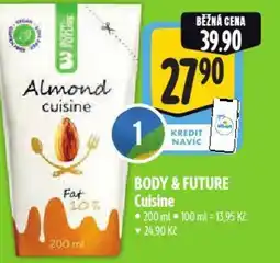 Albert BODY & FUTURE Cuisine nabídka