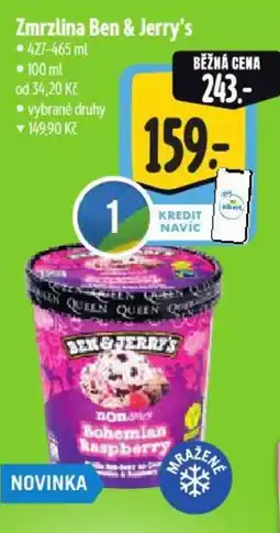 Albert Zmrzlina Ben & Jerry's nabídka