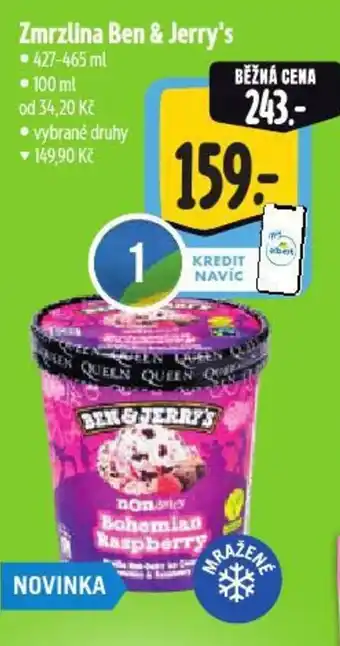 Albert Zmrzlina Ben & Jerry's nabídka