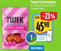 Albert Tweek Želé bonbony nabídka