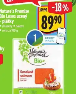Albert Nature's Promise Bio Losos uzený - plátky nabídka