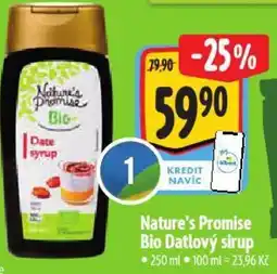 Albert Nature's Promise Bio Datlový sirup nabídka
