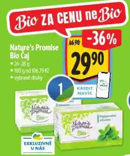 Albert Nature's Promise Bio Čaj nabídka