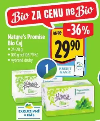 Albert Nature's Promise Bio Čaj nabídka