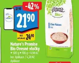 Albert Nature's Promise Bio Ovesné vločky nabídka