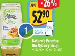 Albert Nature's Promise Bio Rýžový sirup nabídka
