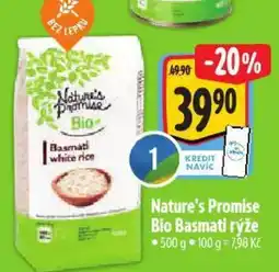 Albert Nature's Promise Bio Basmati rýže nabídka
